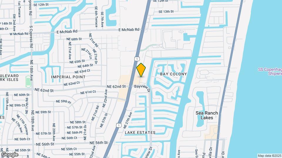 6339 Bay Club Dr Map and Location Details