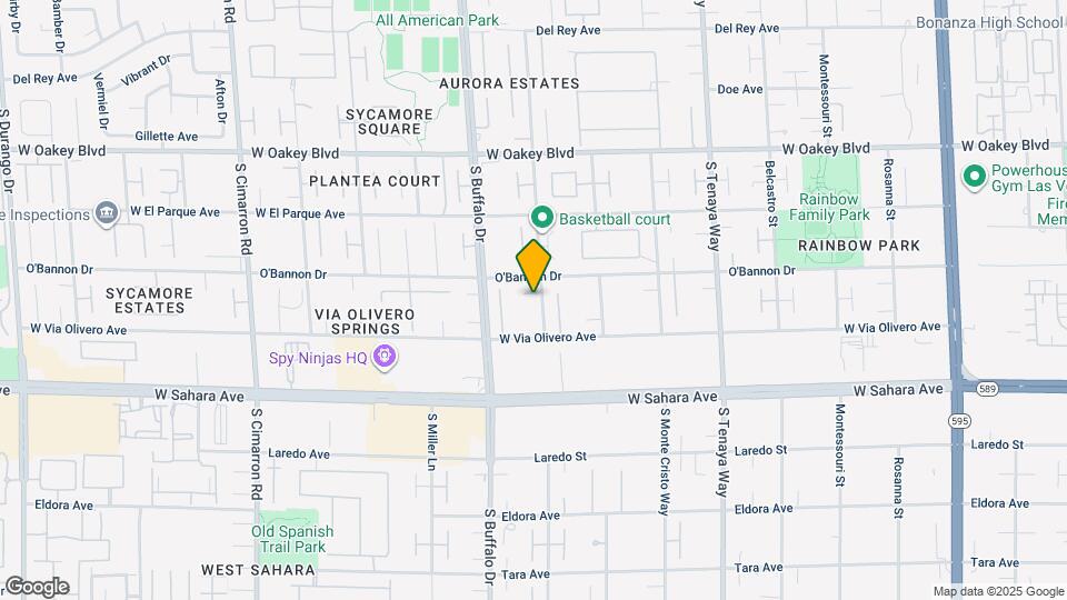 2231 S Tioga Way Map and Location Details