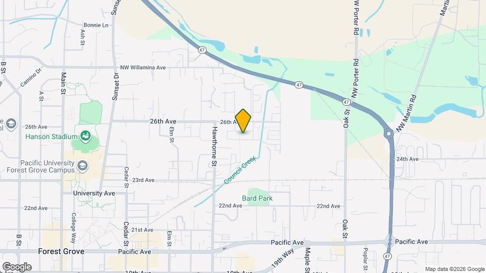 2833 25th Ave Map and Location Details