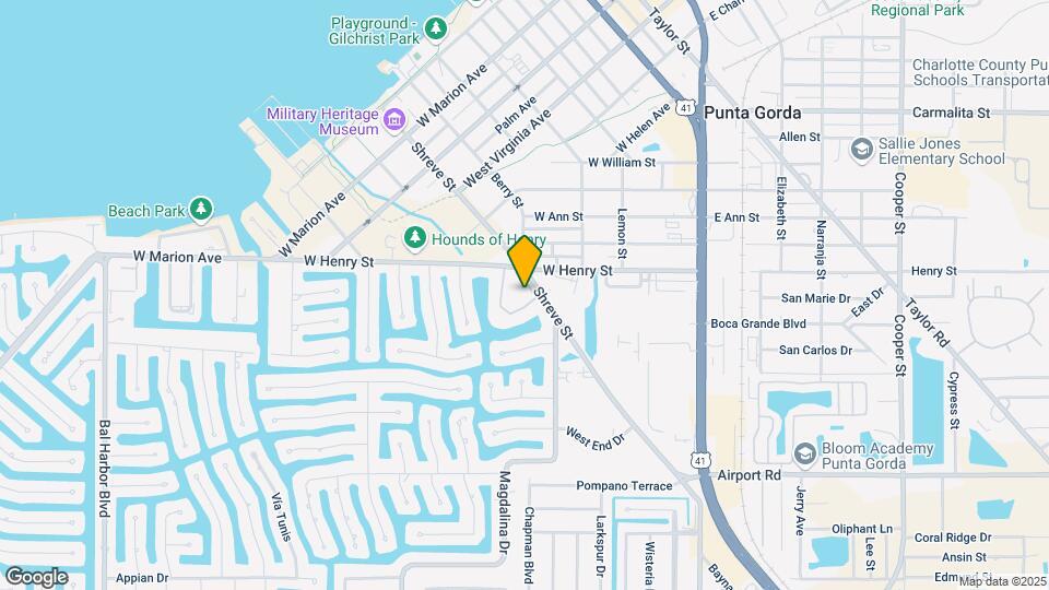 601 Shreve St Mapa y Detalles de la Ubicación