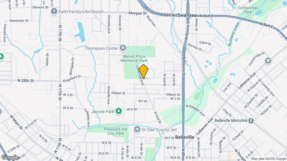 1308 Caseyville Ave Map and Location Details