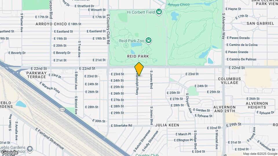 3301 E 24th St Map and Location Details