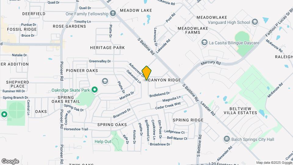4213 Silverthorne Dr Map and Location Details