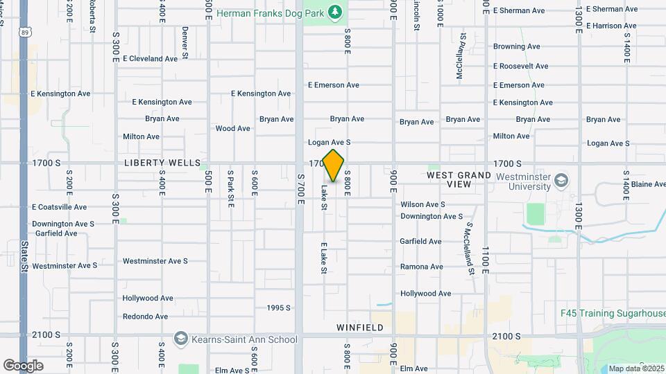 1745 Lake St Map and Location Details