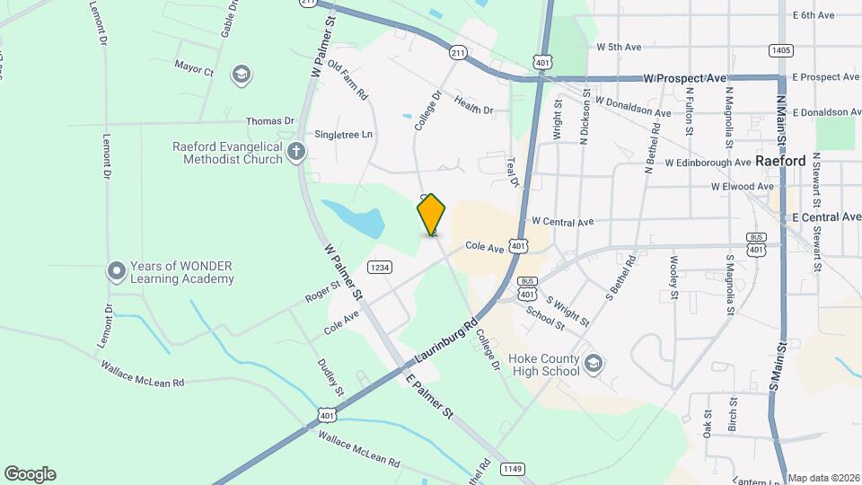 409 College Dr Map and Location Details