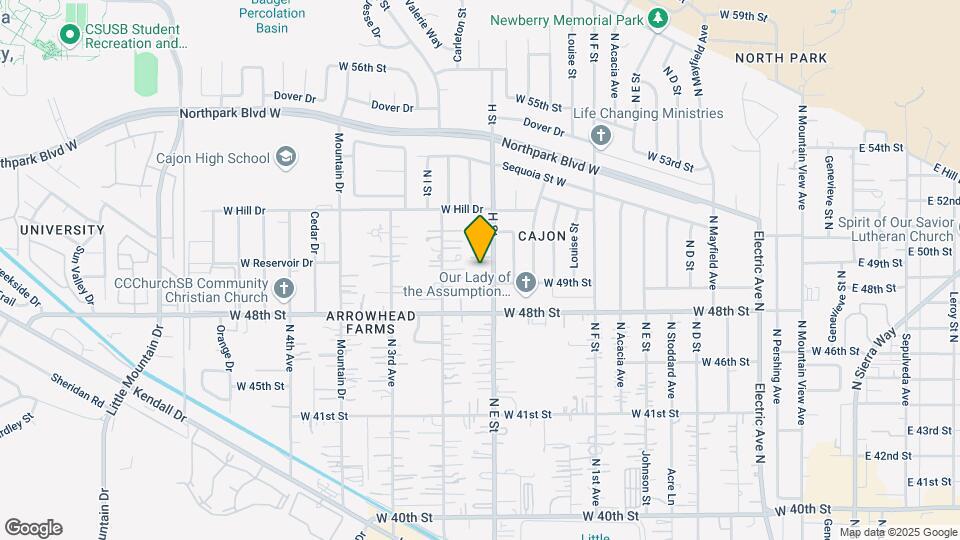 4250 H St Map and Location Details
