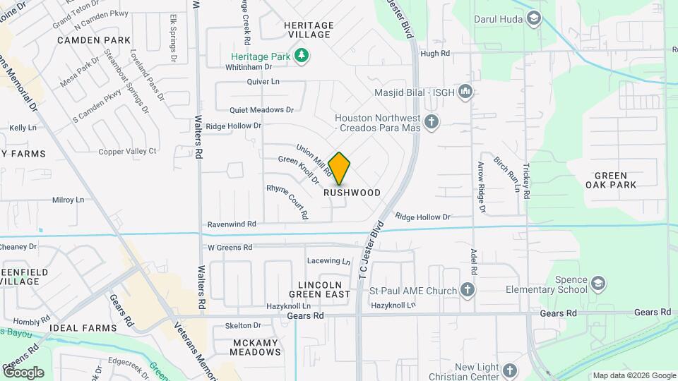 2127 Union Mill Rd Map and Location Details