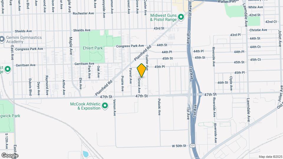 4603 Grove Ave Map and Location Details