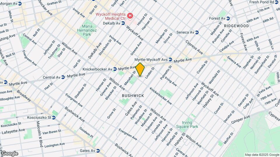 523 Knickerbocker Ave Map and Location Details