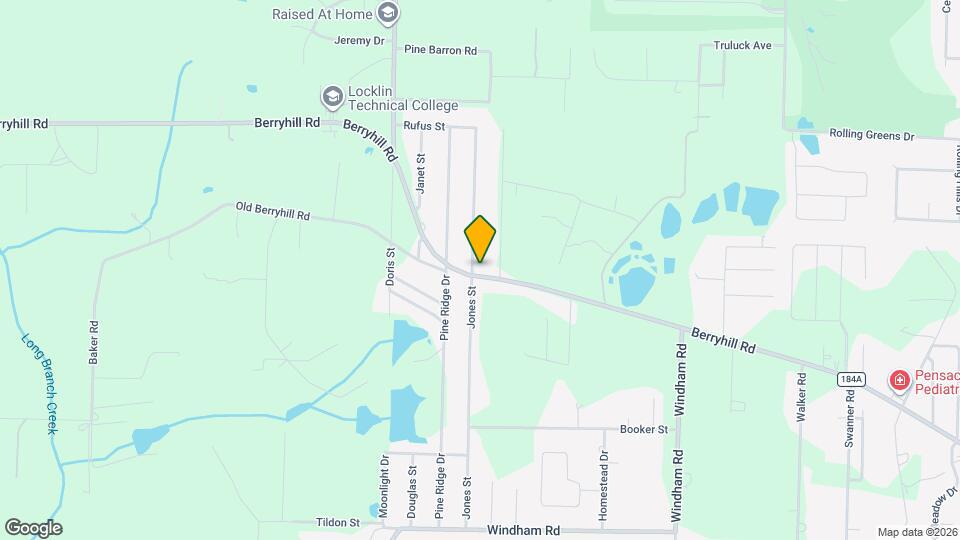 5490 Berryhill Rd Map and Location Details