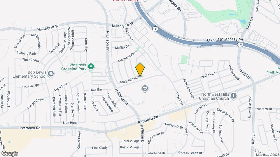 9810 Magnolia Run Map and Location Details