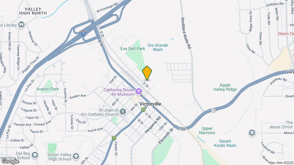 16828 E St Mapa y Detalles de la Ubicación