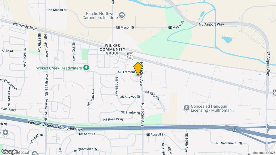 3329 NE 162nd Ave Map and Location Details