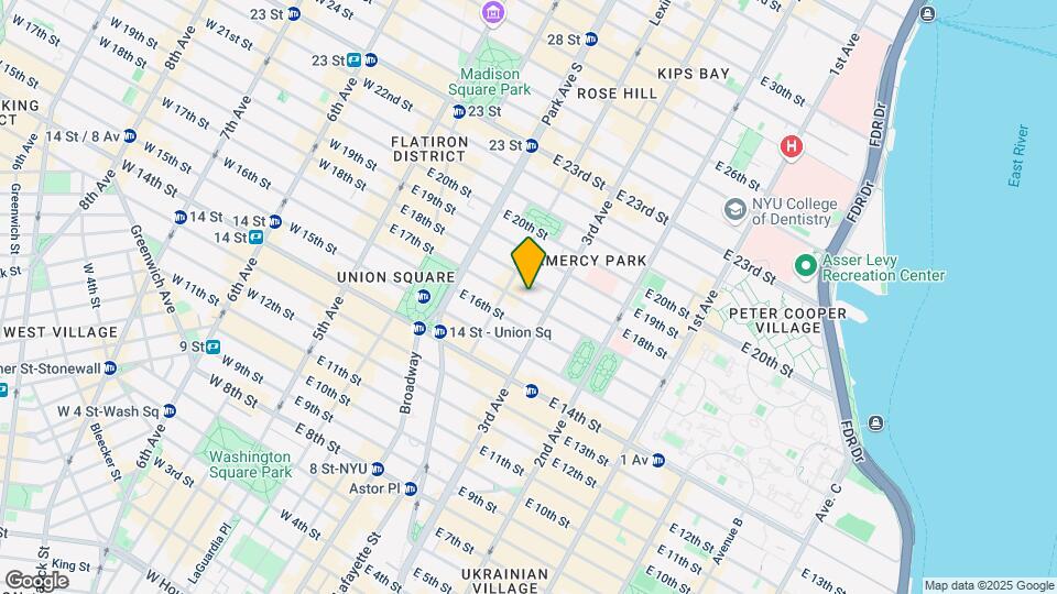 133 E 17th St Mapa y Detalles de la Ubicación