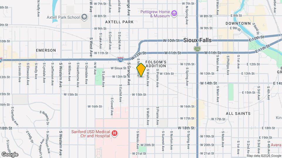 516 S Menlo Ave Map and Location Details