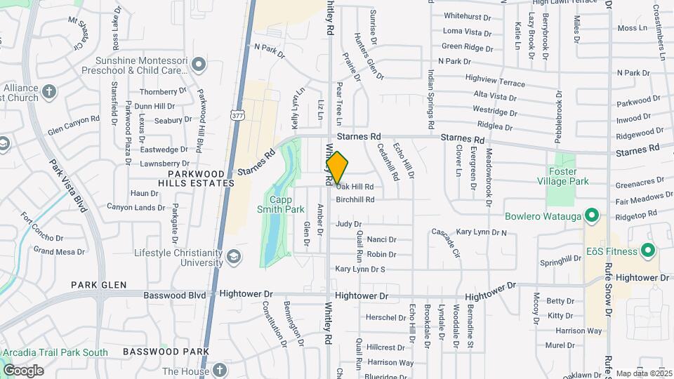 5904 Oak Hill Rd Mapa y Detalles de la Ubicación