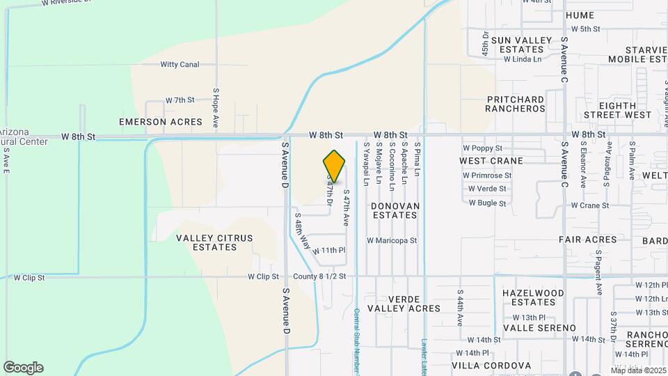 953 S 47th Dr Mapa y Detalles de la Ubicación