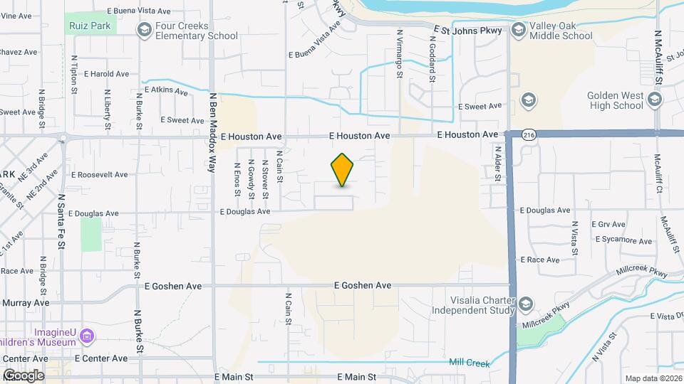 1948 E Pershing Ave Map and Location Details