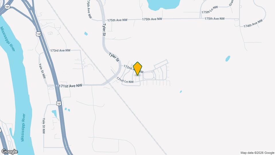 17171 Polk Cir NW Map and Location Details