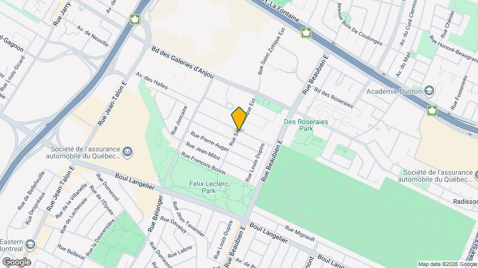 7040-7044 Rue Saint-Zotique Rue E Map and Location Details