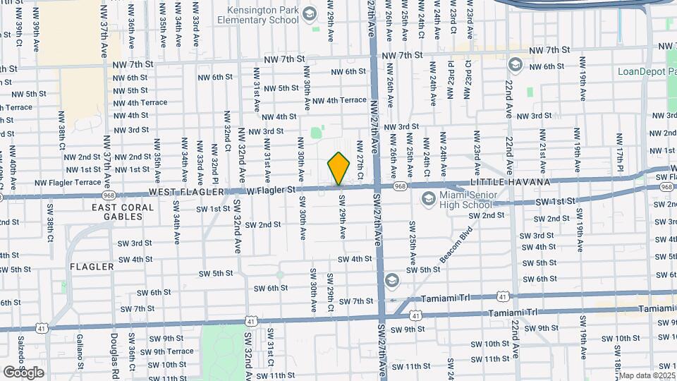 2900 W Flagler St Mapa y Detalles de la Ubicación