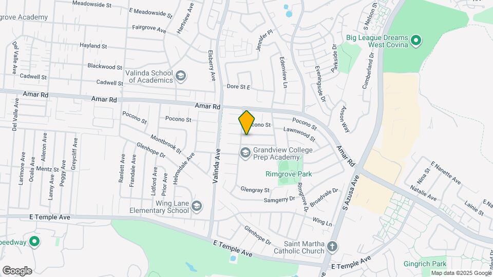 16708 Lawnwood St Mapa y Detalles de la Ubicación