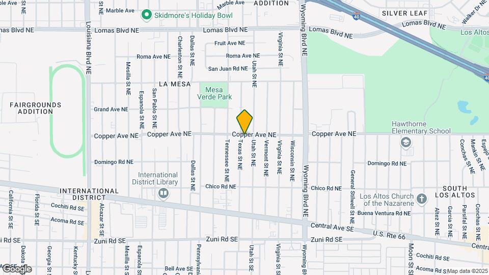 8200 Copper Ave NE Map and Location Details