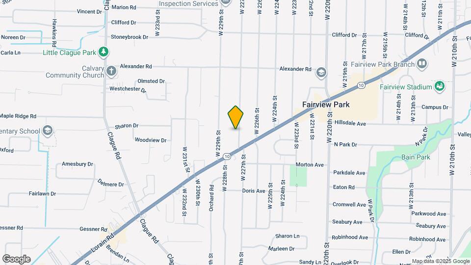 4344 W 227th St Map and Location Details