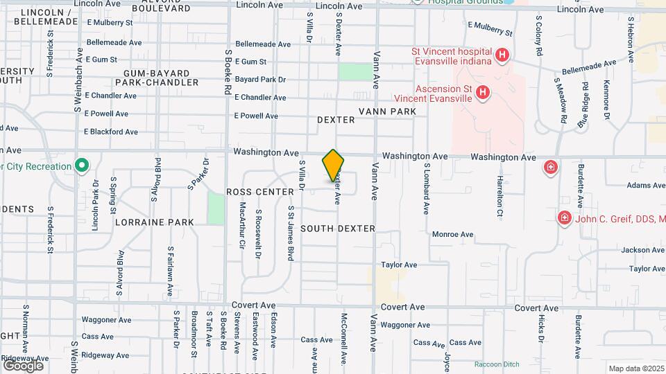 1121 S Dexter Ave Map and Location Details
