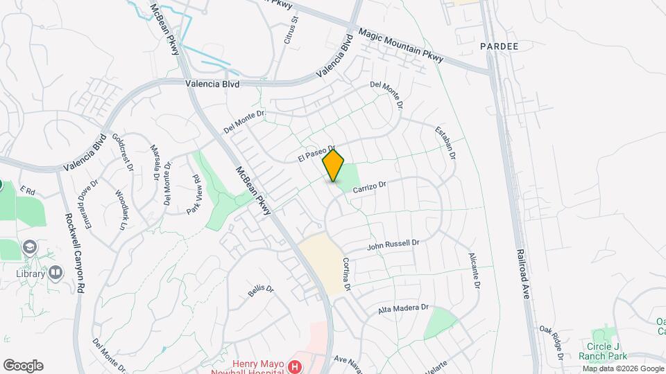 26020 Moreno Dr Map and Location Details