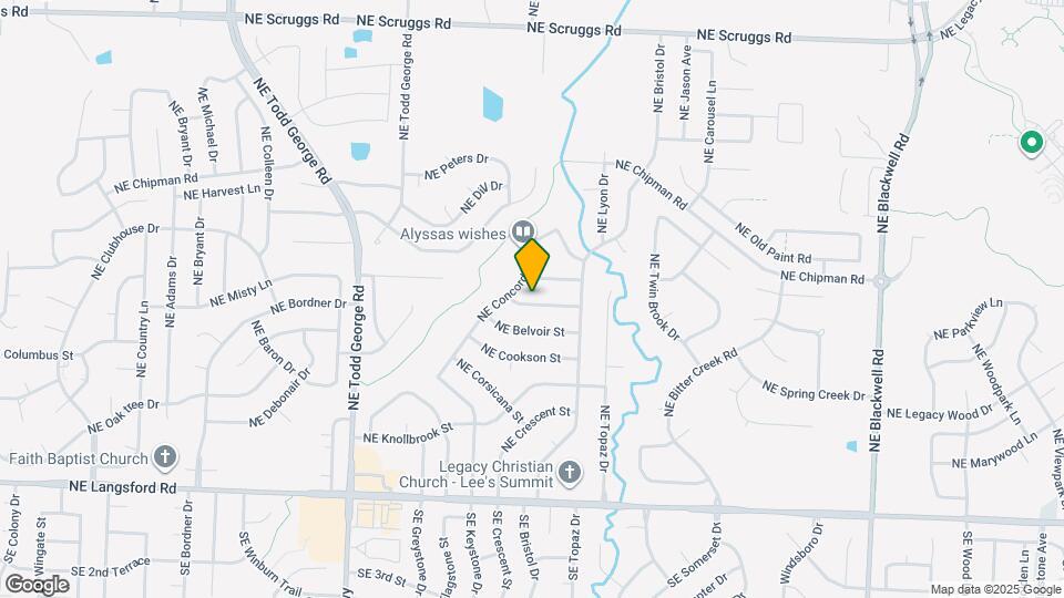 2116 NE Cromwell St Map and Location Details