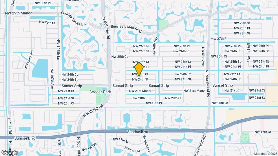 9631 NW 24th St Map and Location Details