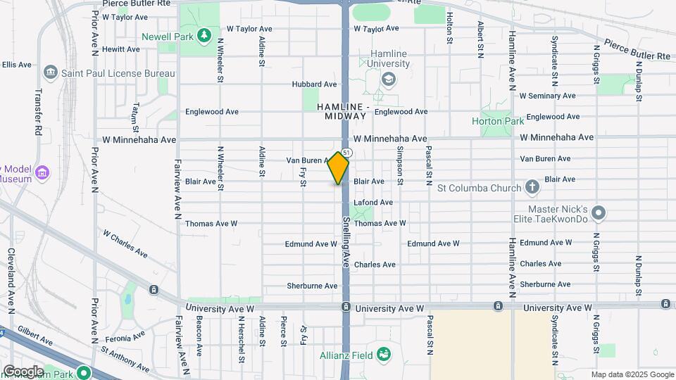 647 Snelling Ave N Map and Location Details