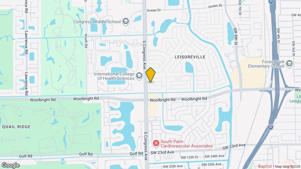 1307 SW 24th St Map and Location Details