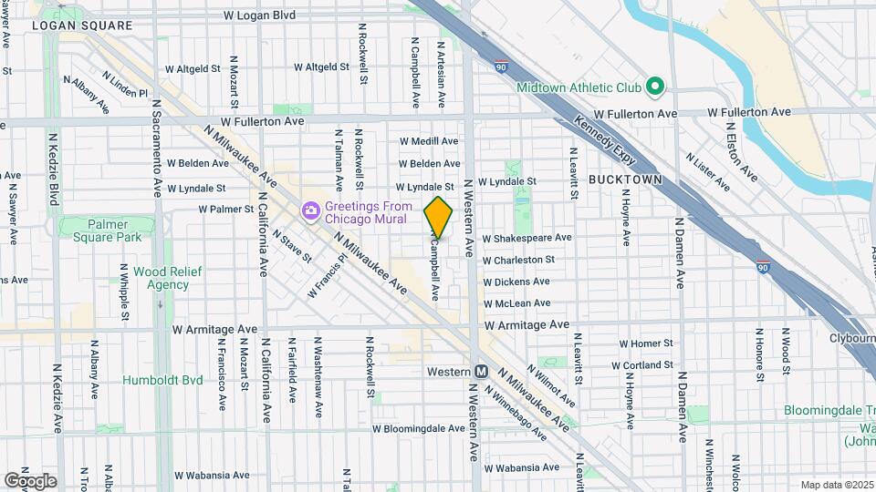 2115 N Campbell Ave, Unit G Map and Location Details