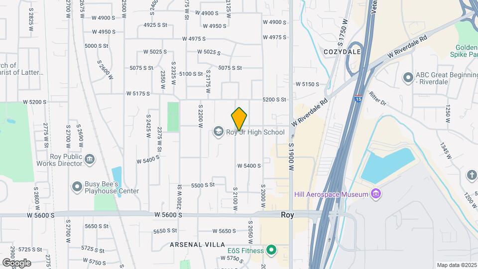 5320 S 2100 W Map and Location Details