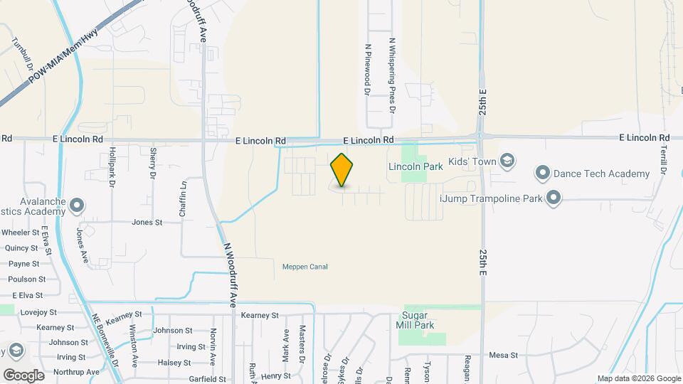 1451 Lewis Ct Map and Location Details