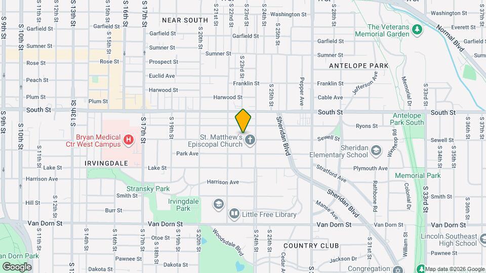 2300 Sewell St Map and Location Details