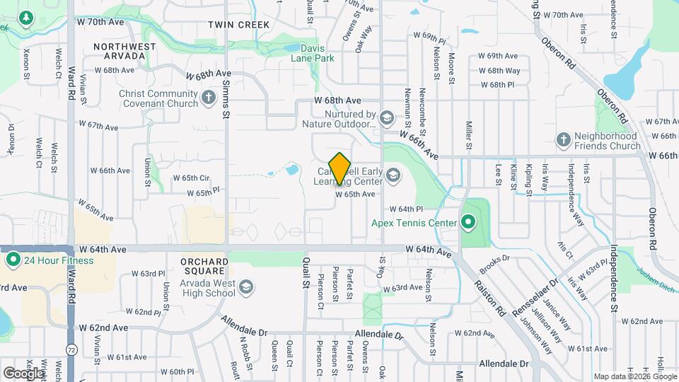 6506 Pierson St Map and Location Details