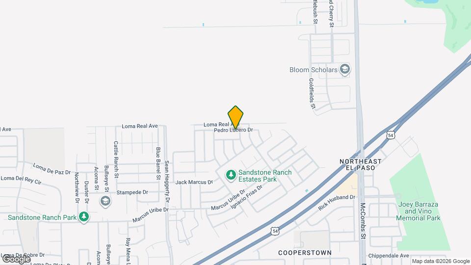 5444 Pedro Lucero Dr Map and Location Details
