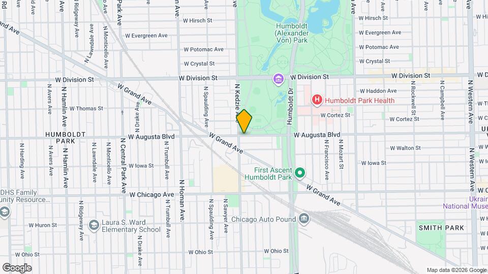 3147 W Augusta Blvd Mapa y Detalles de la Ubicación