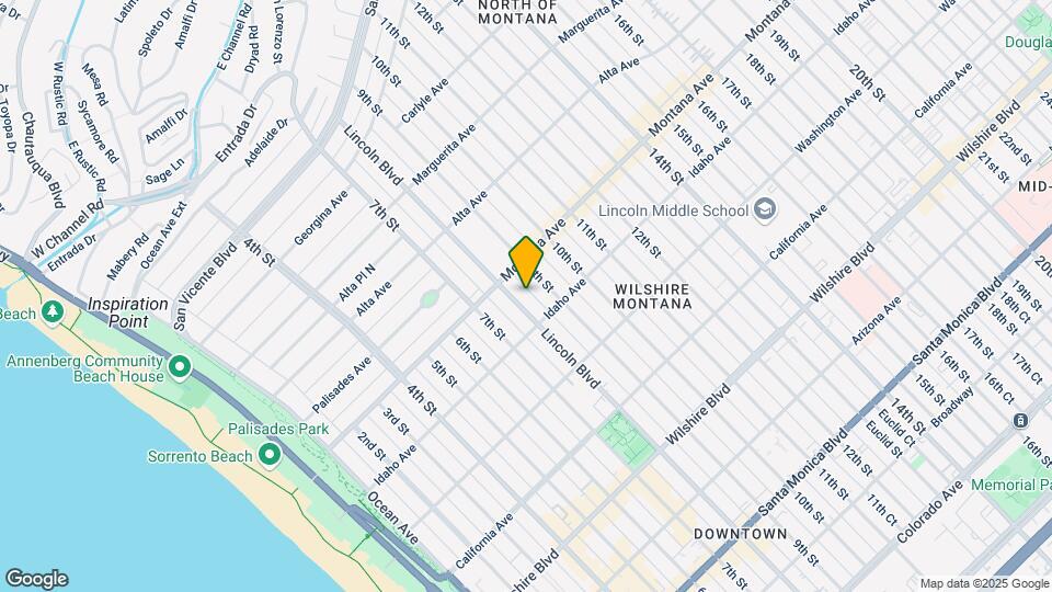 827 Lincoln Blvd Map and Location Details
