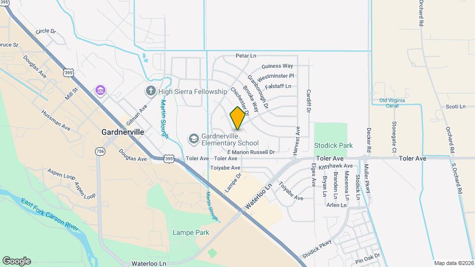 1332 Windsor Dr Map and Location Details