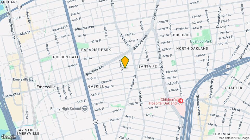 942 57th St Map and Location Details