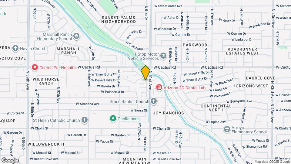 11850 N 51st Dr Map and Location Details