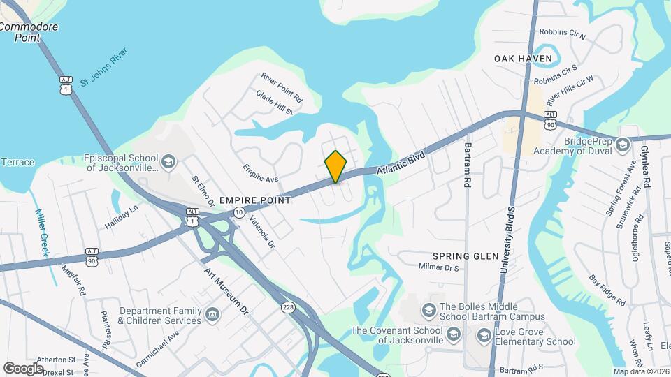 1611 Pottsburg Point Dr Mapa y Detalles de la Ubicación