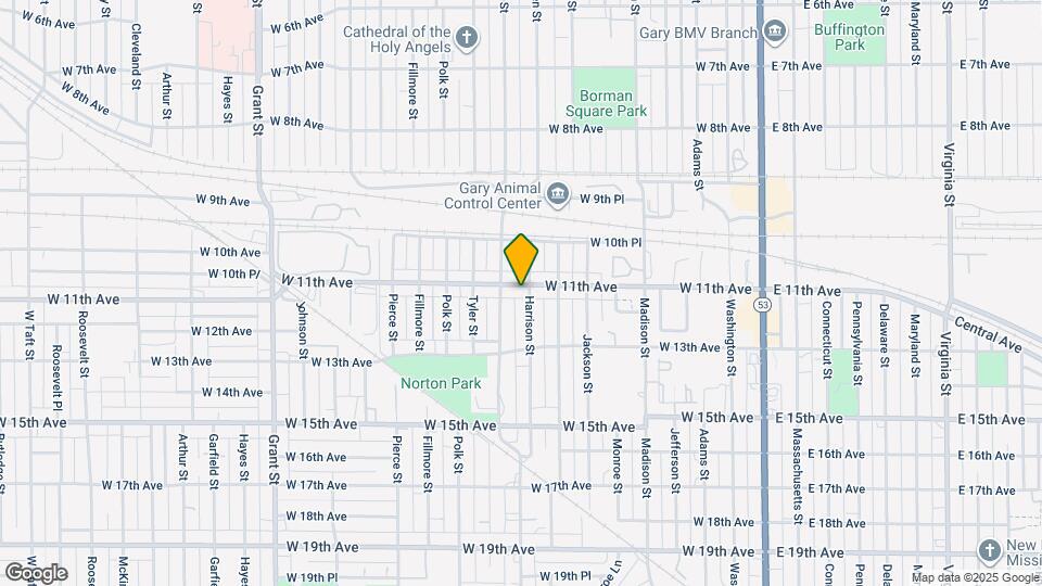 809 W 11th Ave Map and Location Details
