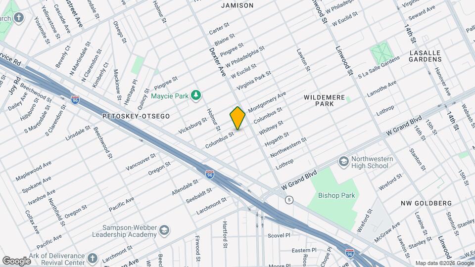 3759 Columbus St Map and Location Details