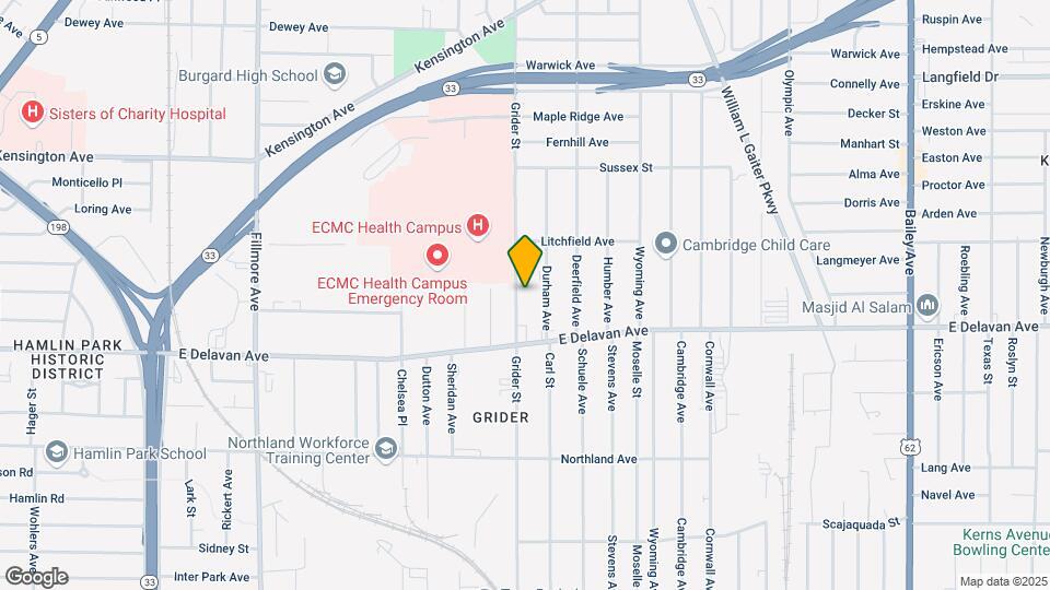 329 Grider St, Unit 329 Grider- 3BDRM - Lower Map and Location Details