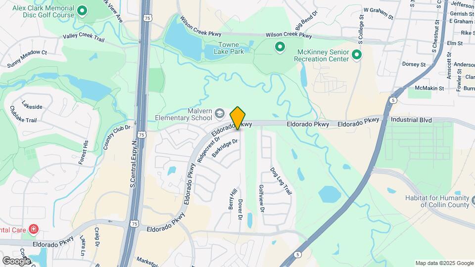 1001 Ridgecrest Dr Map and Location Details